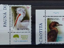 Rumunija 2010 fauna, švarus, Michel 6445-6448