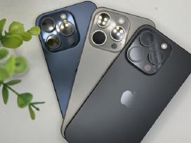 15 pro128-256gb, blue,natural,juodas su garantija!
