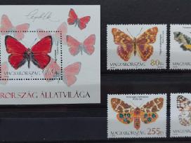 Vengrija 2011 drugeliai, švarus, Michel 5520-5523