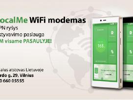 Parduodame Glocalme Wi-fi modemus+vpn ryšys besim