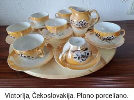 Servizas, puodelis, lėkštutė, Viktorija, Čekija