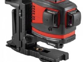 Lazerinis nivelyras Kapro 3D lazeris raudonu spind
