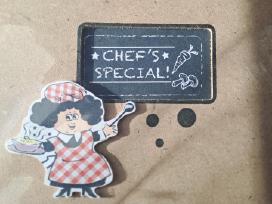Chef's special notebook šefo šefės receptai