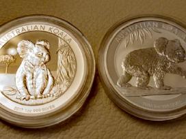 1oz Australijos Koalos 2016, 2017 m.