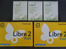 Linx cgm ir Libre 2 plus sensoriai