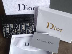Juodas Dior kortelių dėklas