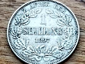 Zar 1 šilingas 1897 m.