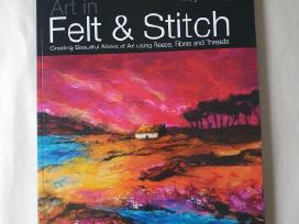 Nauja Knyga apie vėlimą "Felt & stitch" anglų k.