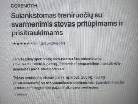 Sulankstomas treniruočių stovas