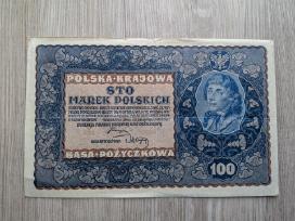 100 markių lenkiškų 1919 metų