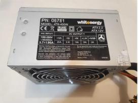 400w (20+4pin, 2xsata, 1xpci-e / 12 cm; siuntimas)