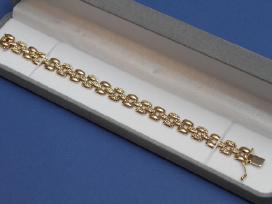 Moteriska auksine geltono aukso apyranke 14k 585