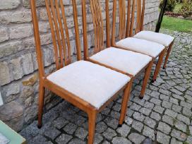 Vintažinės mid century bukmedžio kėdės