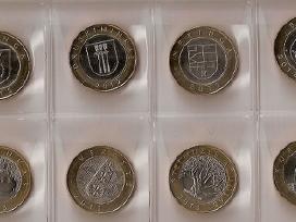 2012-2013m.2lt proginės monetos 8vnt.unc