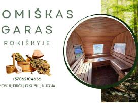 Mobilių pirčių ir kubilų nuoma
