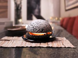 Egloo Splashed Black - Candle space heater