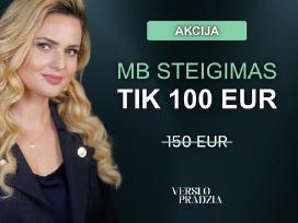Greitas MB steigimas kaina 100 Eu neįsipareigojant