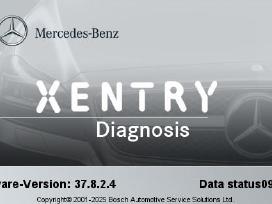 Kompiuteris su Mercedes Xentry 2025.10 programomis