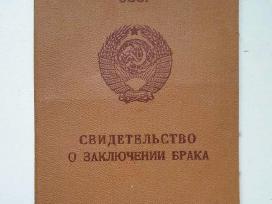 Sovietinis santuokos liudijimas