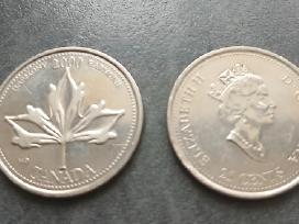 Kanados 25 centai po 1.5 euro