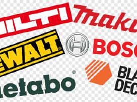 Perku statybinius irankius makita dewalt