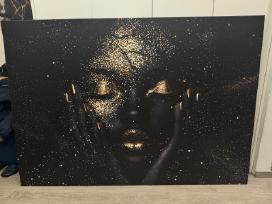 200x140 cm Drobės paveikslas su laku