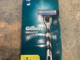 Gillette Mach3 skustuvas + 2 pakaitinės galvutės