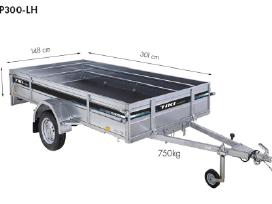 Priekaba Tikitreiler Cp300-lh 750kg 301x148x40