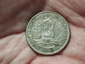 Venesuela 1 bolivaras 1954 sidabras