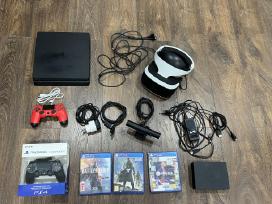 Playstation 4 slim 500gb/vr rinkinys V2/žaidimai 3