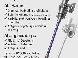 Dyson ir Dreame priedai, servisas