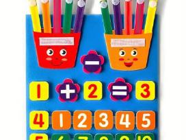 Veltinių pieštukų matematika