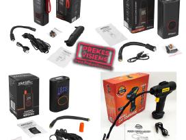 Įkraunami rankiniai oro kompresoriai