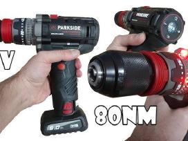 Parkside performance 12v juodas suktukas 80nm