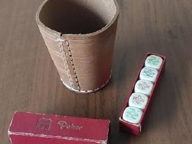 Poker dice / Pokerio kauliukų rinkinis ,karo metų