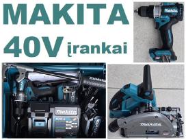 Makita 40v įvairūs įrankiai 4 modeliai