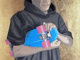 Popart Paveikslas Picasso *Skateboard*