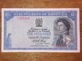 Rodeža 10 šilingu banknotas