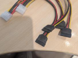 Molex 2 Sata maitinimo adapterio laidas 0,25 m