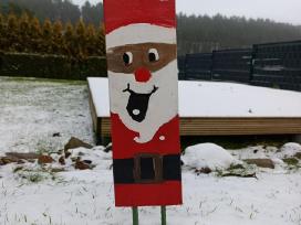 Kalėdinė dekoracija Kalėdų seneliai