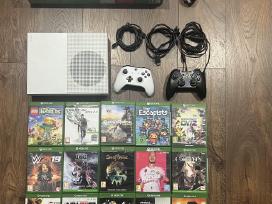 Xbox One S, White, 1tb/20 žaidimu/2 pultai