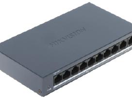 Poe switch Hikvision Ds-xs0110-p (8 portų)