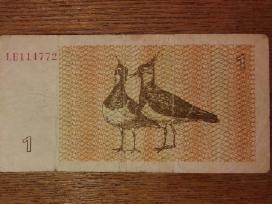 Lietuvos 1 talono banknotas