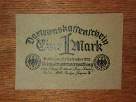 Vokietijos 1 markės banknotas