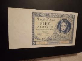 5 zlotu Unc banknotad