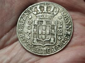 Portugalija 400 reis 1815 sidabras