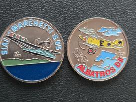 Kuba 1994,1995 1 Peso Cu-ni lėktuvai