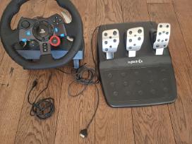 Žaidimų vairas Logitech Ps 3,4,5(?)/pc 29 Racing