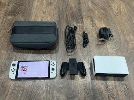 Nintendo Switch Oled, White, 64gb/mario kart 8