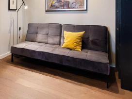 Sofa-lova Norsica 243, pelenų pilkos spalvos